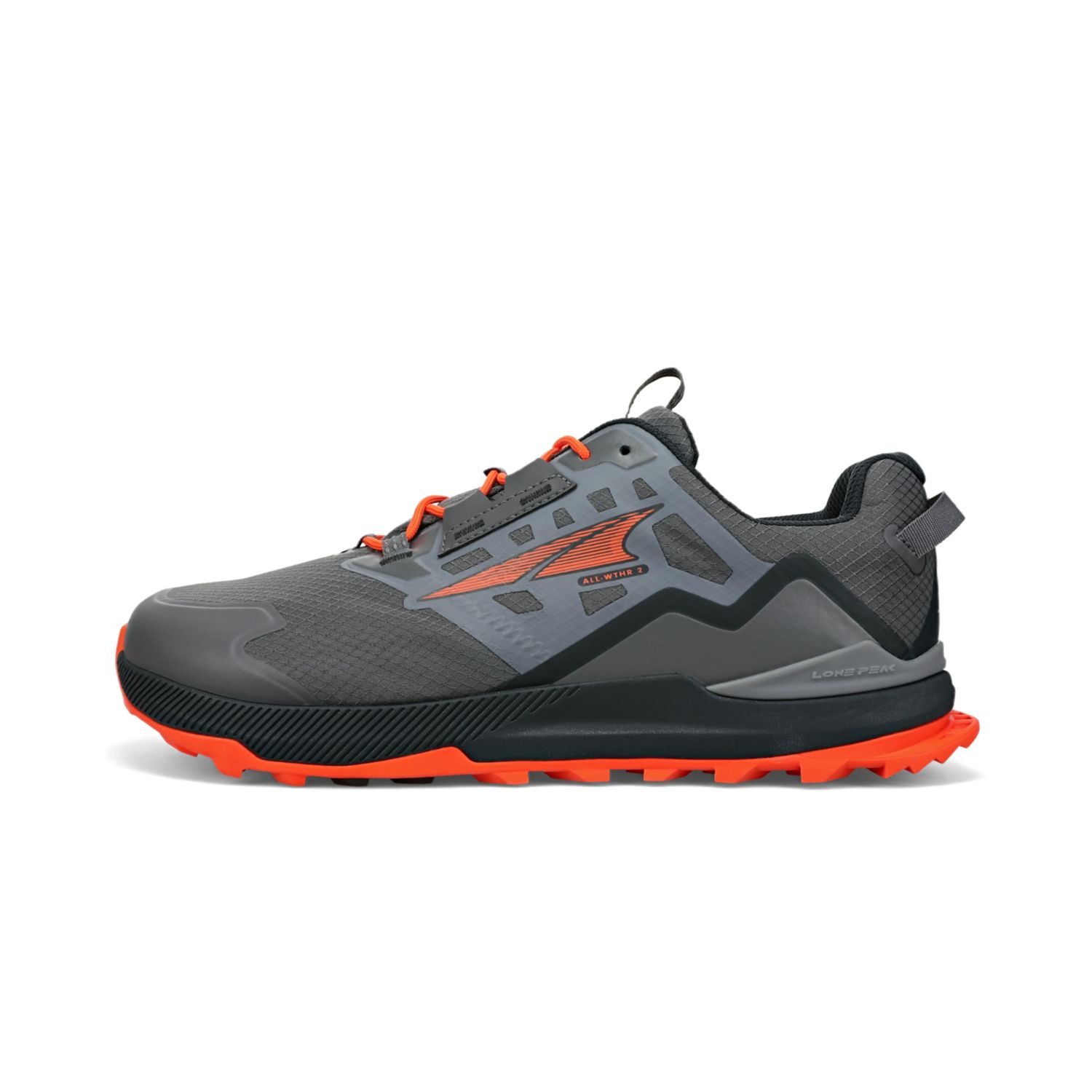 Zapatos De Senderismo Altra Lone Peak All-wthr Low 2 Hombre Gris Naranjas | Costa Rica-06597439